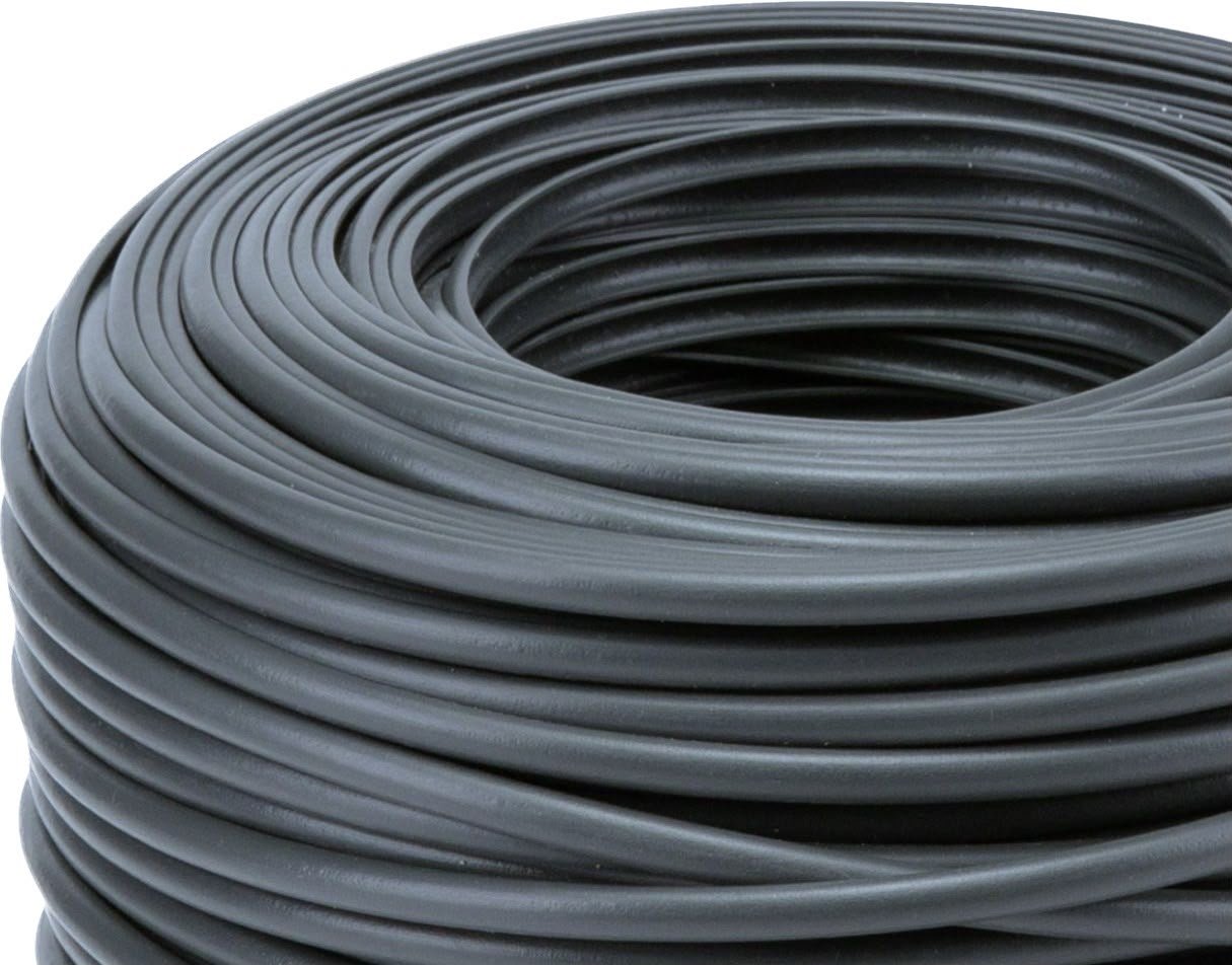 Black synthetic rattan skein