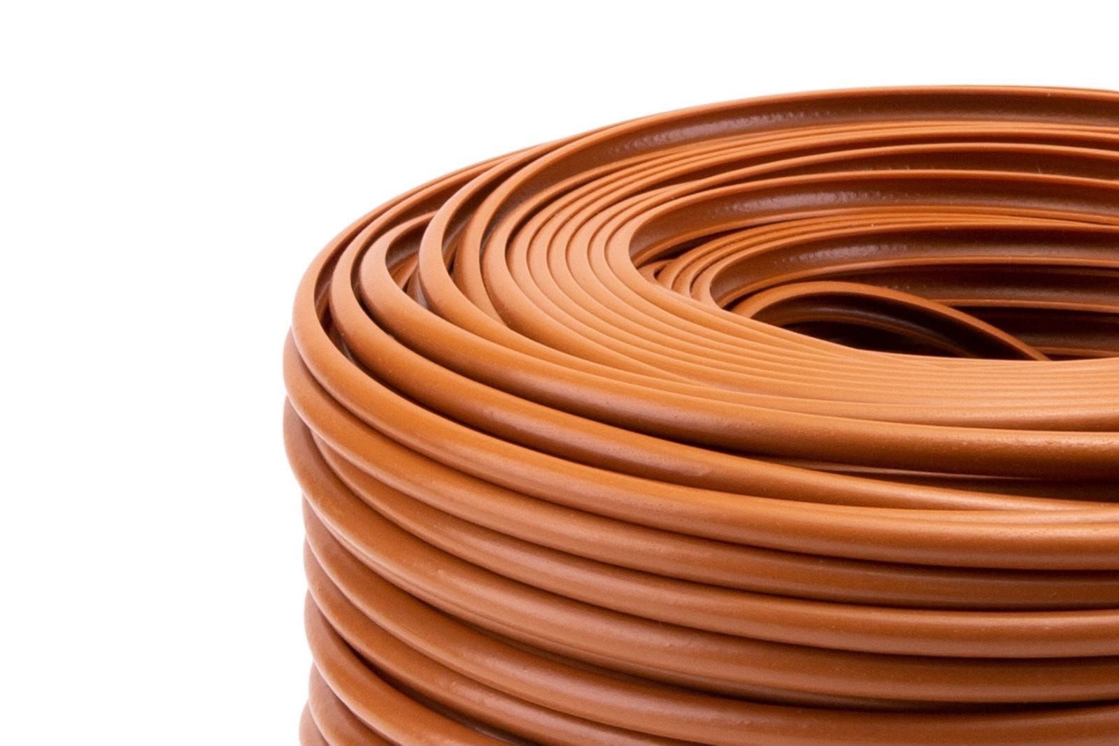 Terracotta synthetic rattan skein